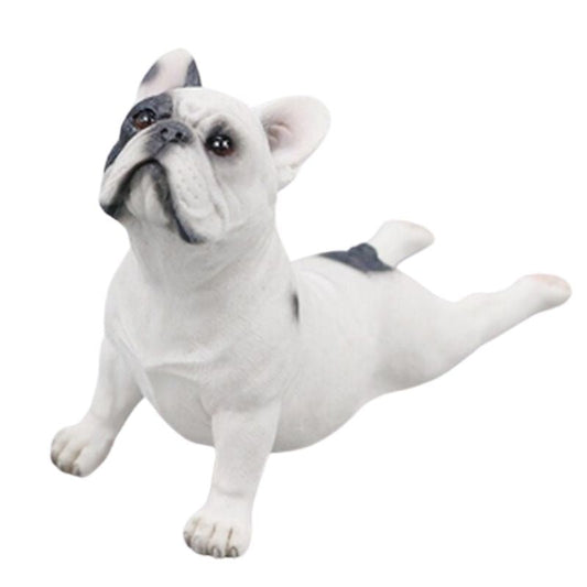 statue-bouledogue-allonge