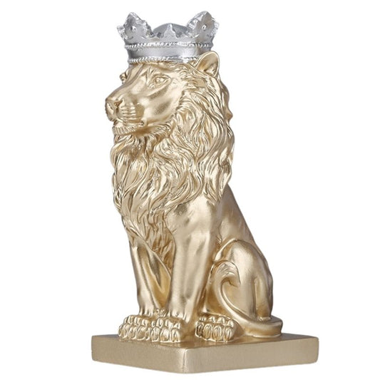 statue-roi-lion-or