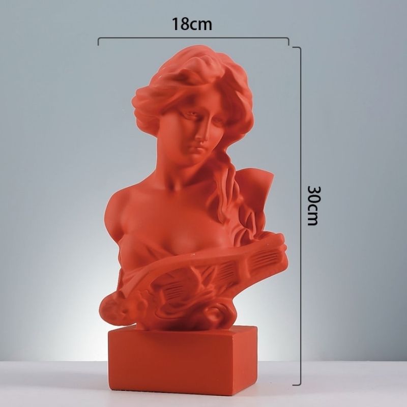 Statue Grecque: Déesse Rouge