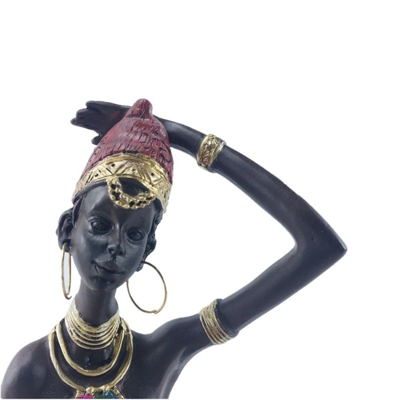 Statue Africaine Multicolore — Édition Signature
