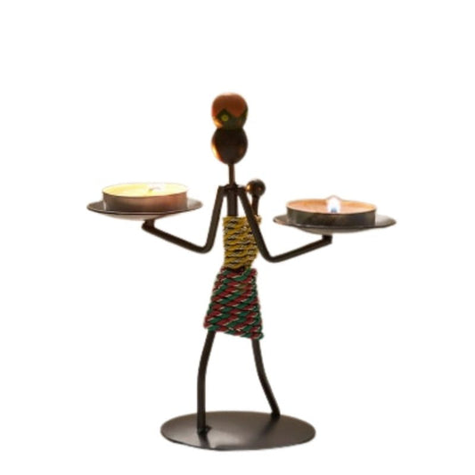 statue-femme-africaine-en-metal