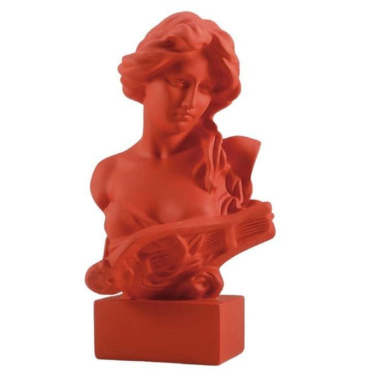 statue-grecque-deesse-rouge