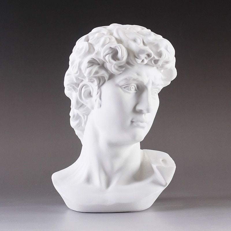 Statue Grecque: Tête d'Homme