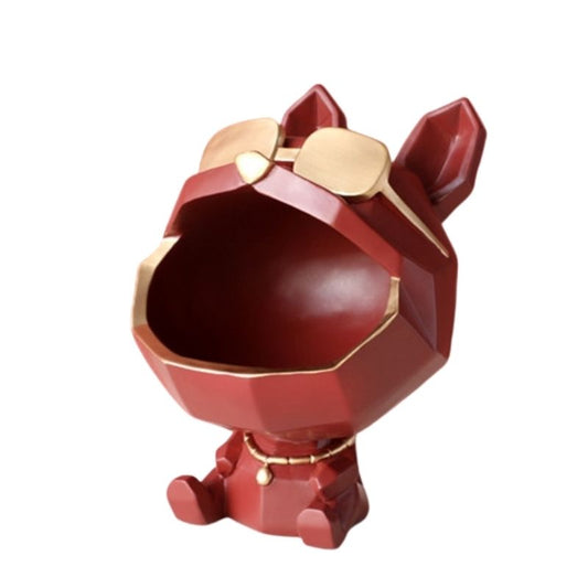 statue-bouledogue-anglais-rouge