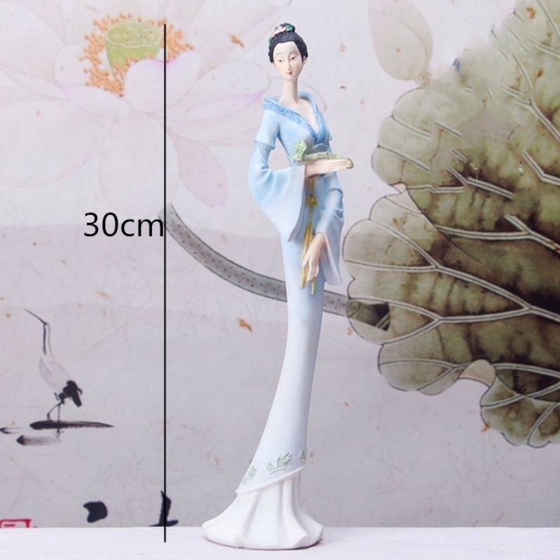 Statue Japonaise Geisha Élégance