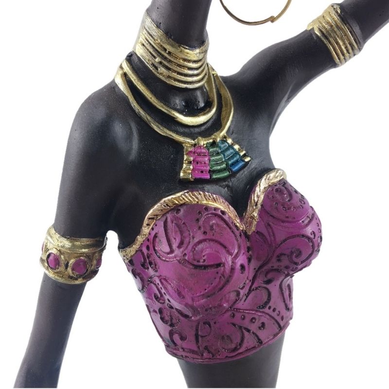 Statue Africaine Multicolore — Édition Signature