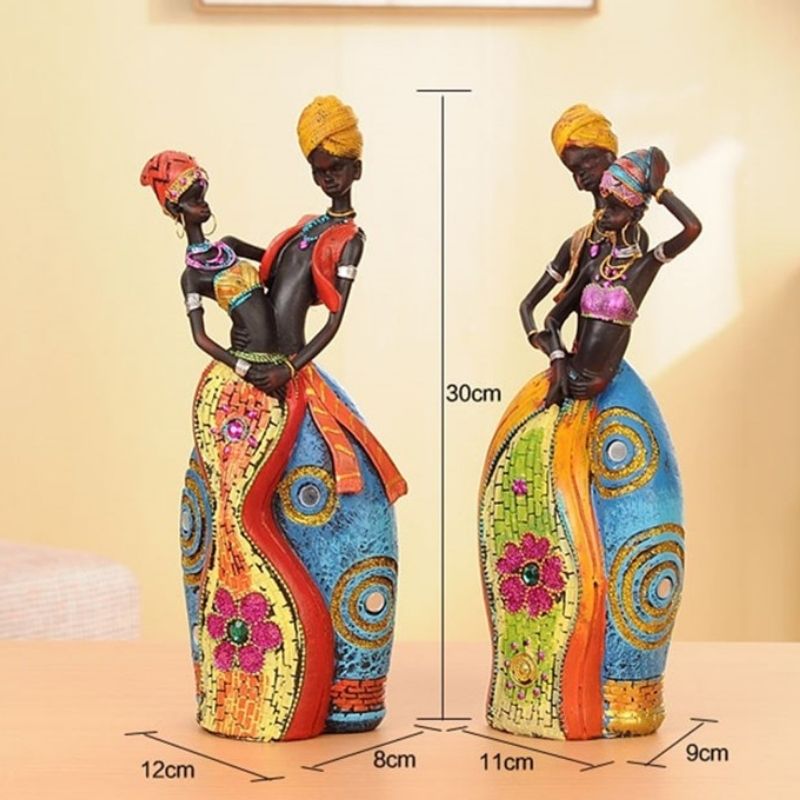 Statue Africaine — Couple
