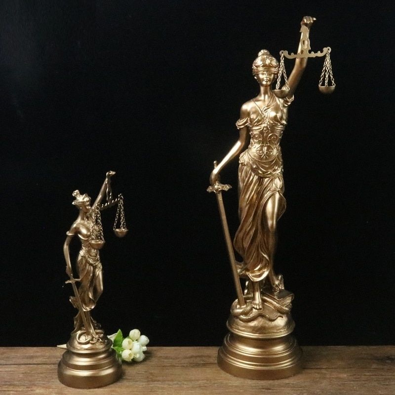 Statue Grecque Déesse Cuivrée — Édition Luxe