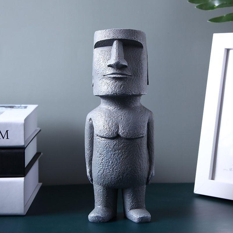Statue Moaï Debout - Édition Prestige