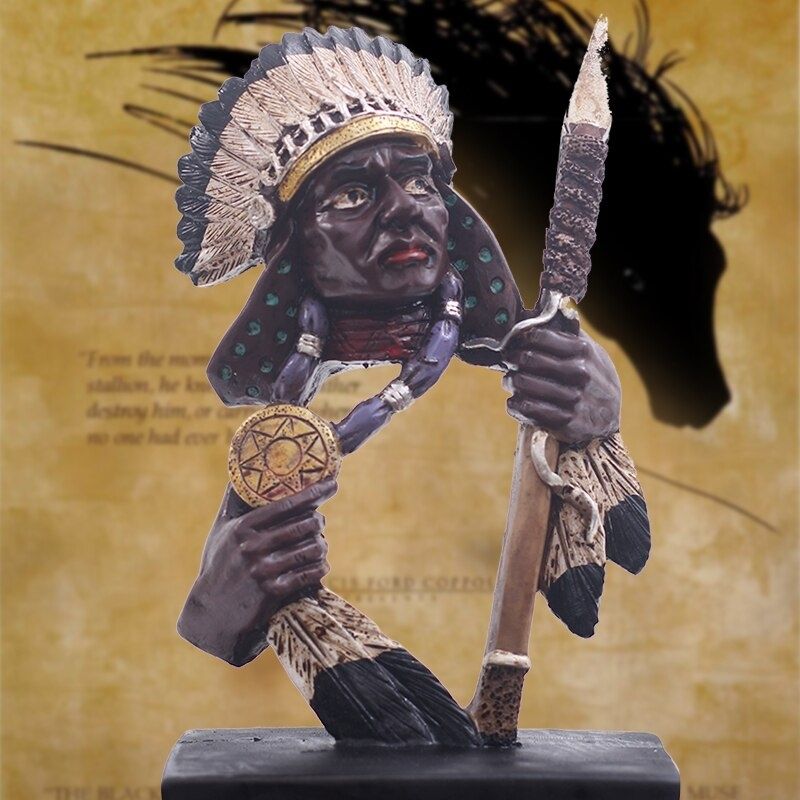 Statue Indienne – Chef Éminent