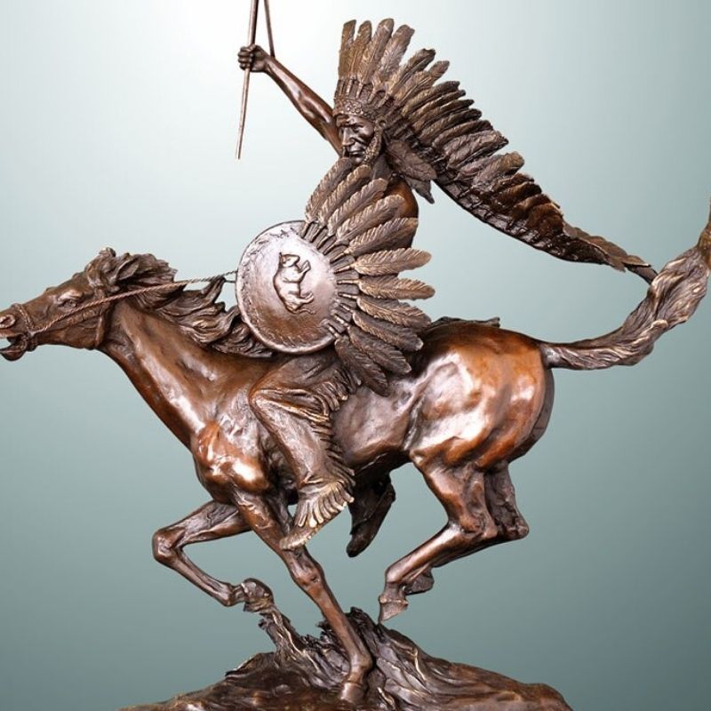 Statue Indien d'Amérique — Collection Signature