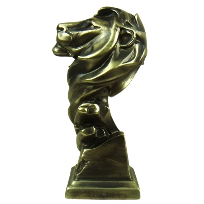 Statue Tête de Lion en Résine – Collection Premium