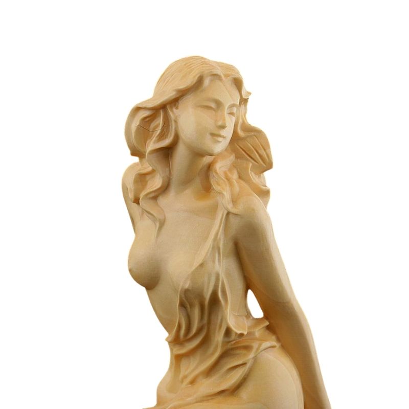 Sculpture grecque en bois — Femme
