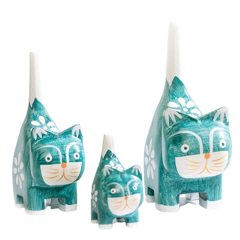 statue-chat-trio