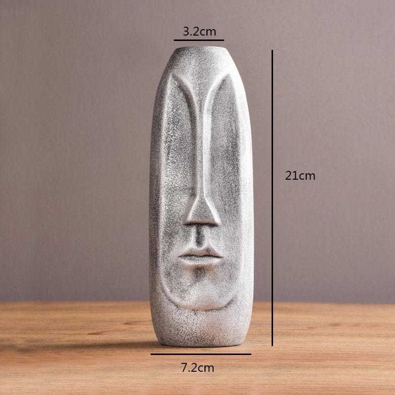 Statue Moaï Argent — Édition Prestige
