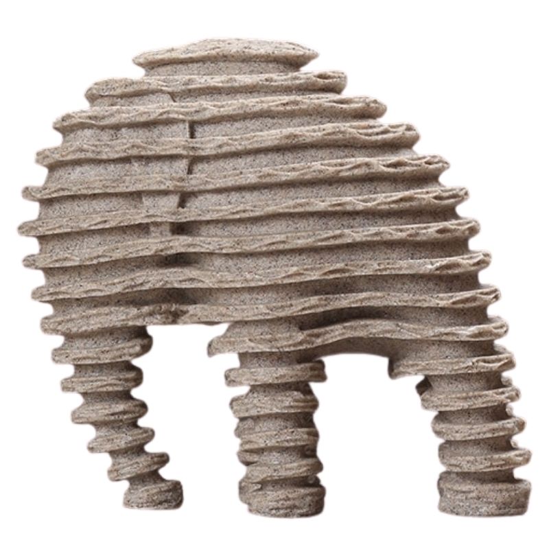 statue-elephant-moderne-pierre