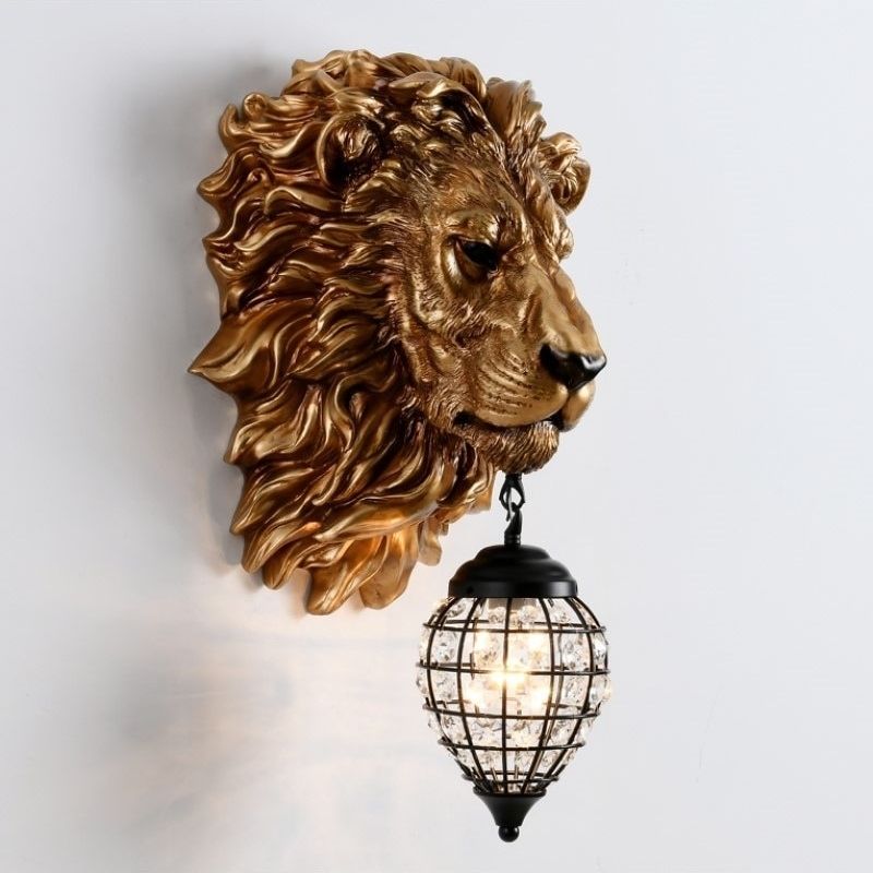 LuxLion Statue Déco Lampe