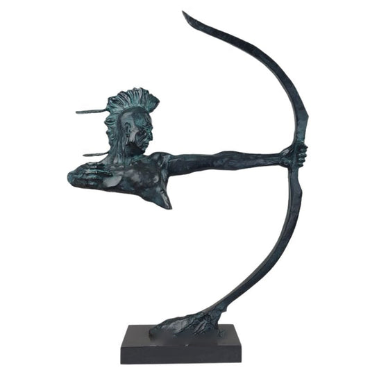 statue-indienne-tir-a-larc