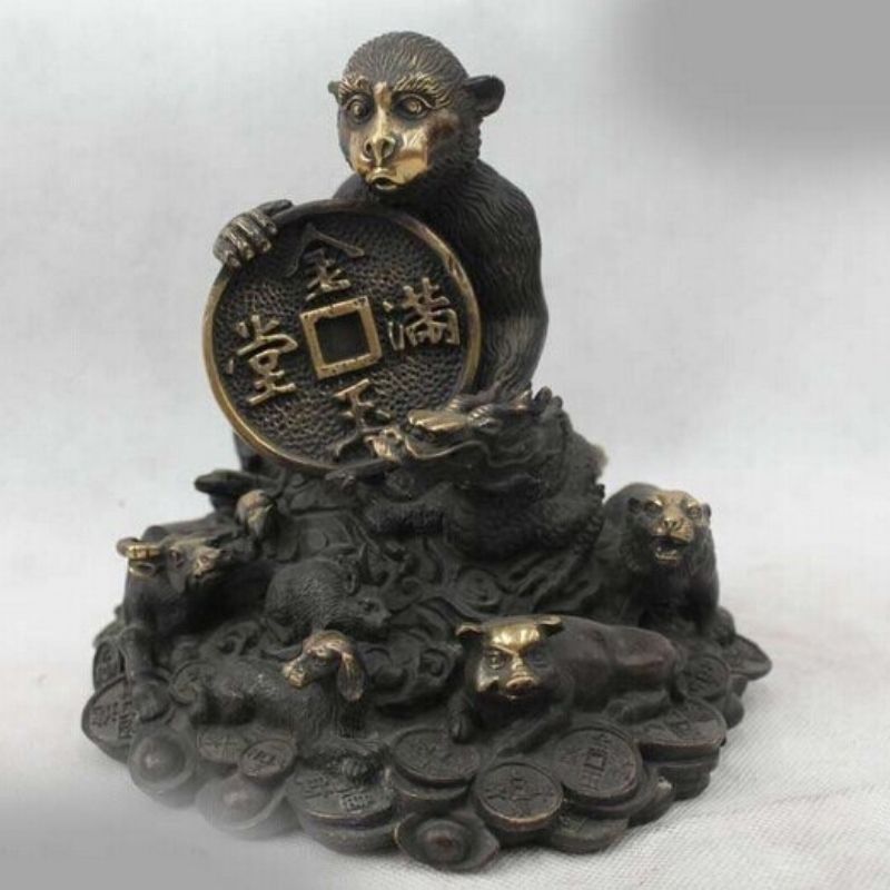Statue du Singe Chinois — Édition Prestige