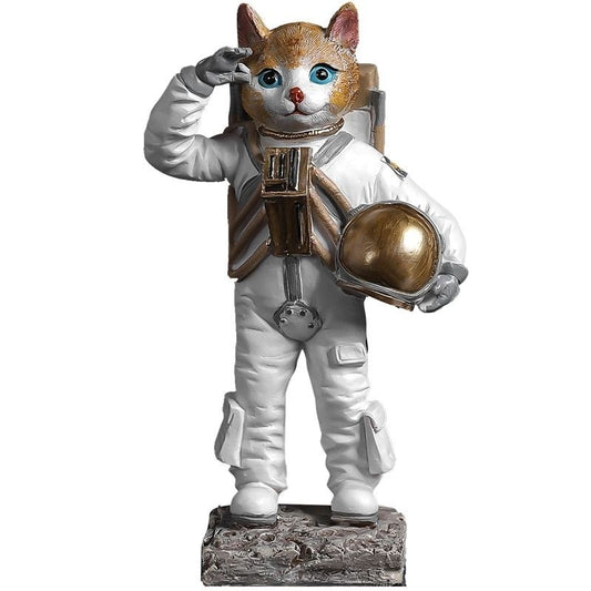 statue-de-chat-astronaute