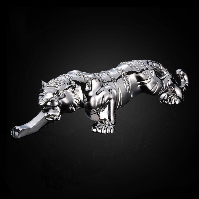 Statue Panthère Argent - Édition Signature