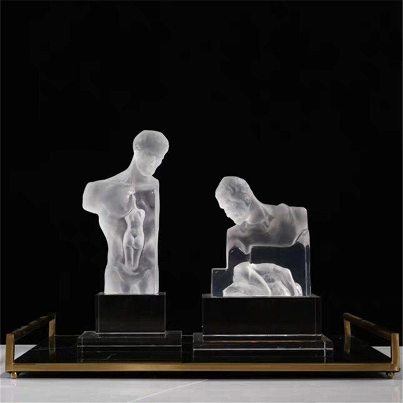 Statue Homme de Verre