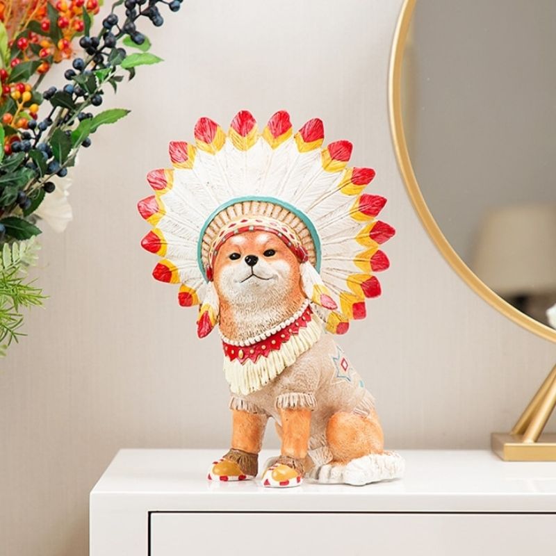Statue Chien Indien — Édition Prestige