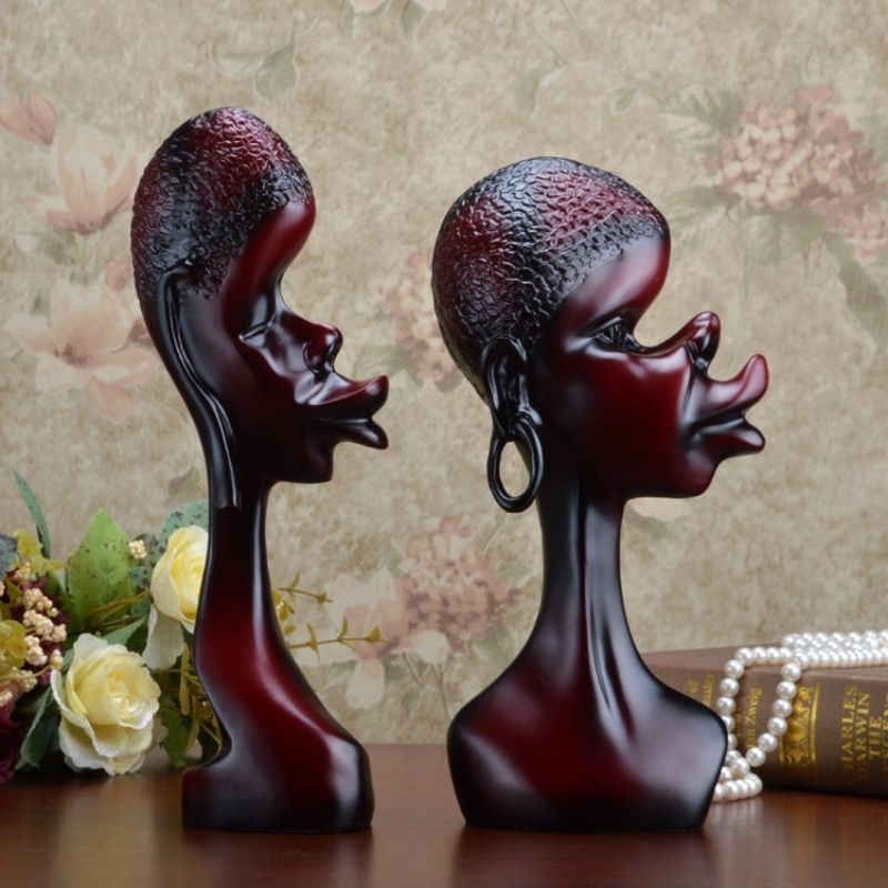 Statue Couple Badou & Bintou - Collection Signature