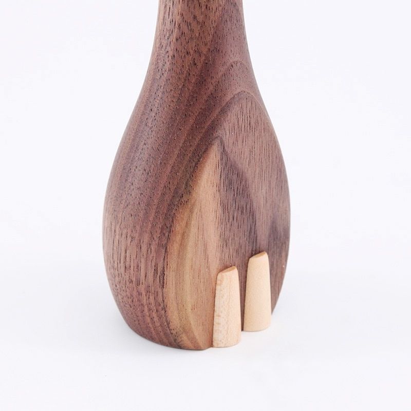 Statue en bois du chat — Édition Artisanale