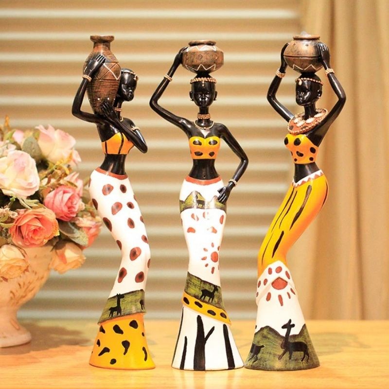 Statue Femme Africaine — Trio Edition