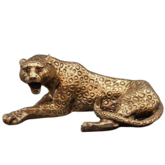 statue-deco-panthere-or