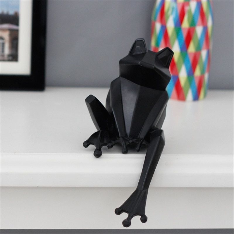 Statue Origami Grenouille — Édition Signature