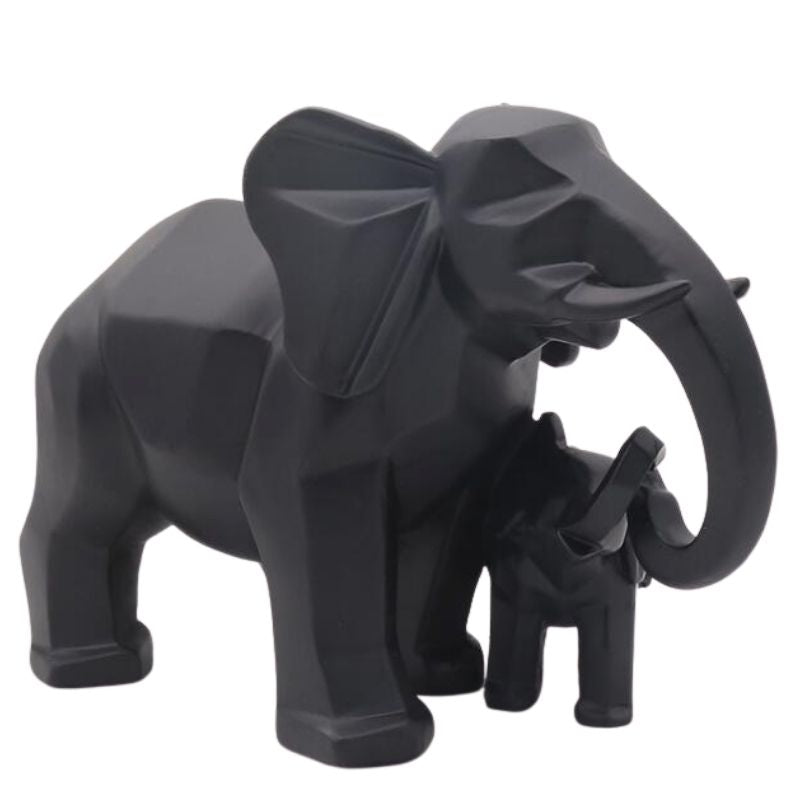 statue-elephant-grande-taille-noir