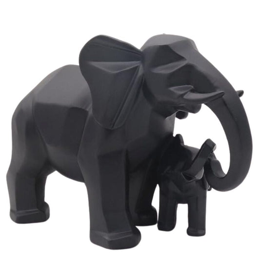 statue-elephant-grande-taille-noir