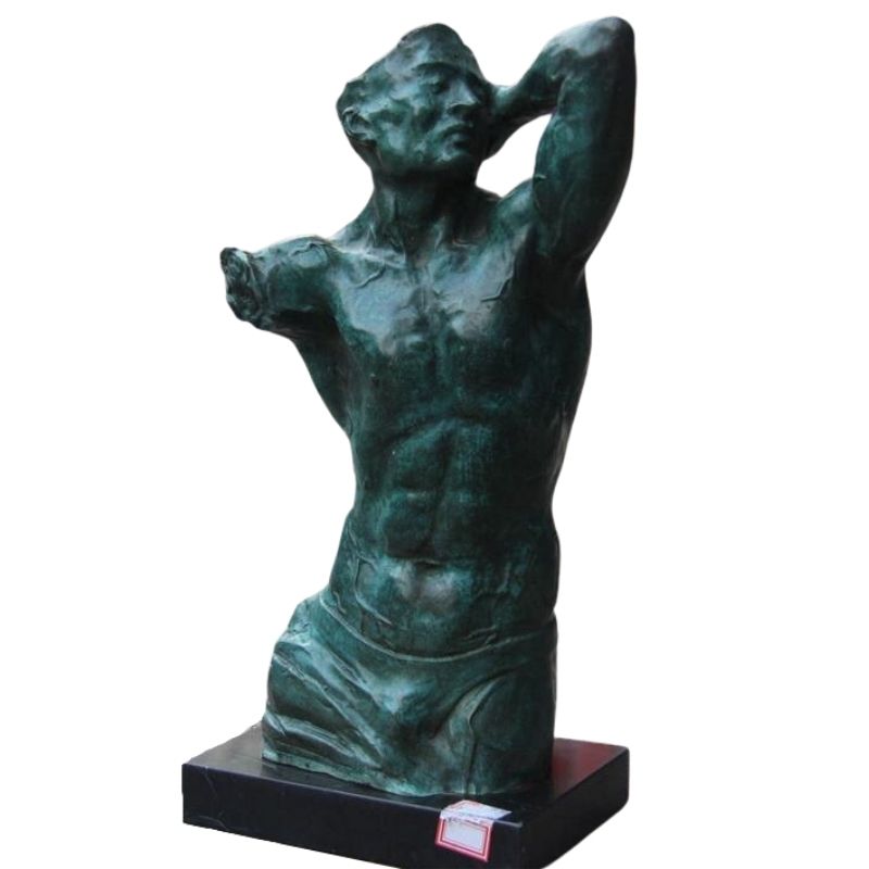 statue-bronze-homme-bleu
