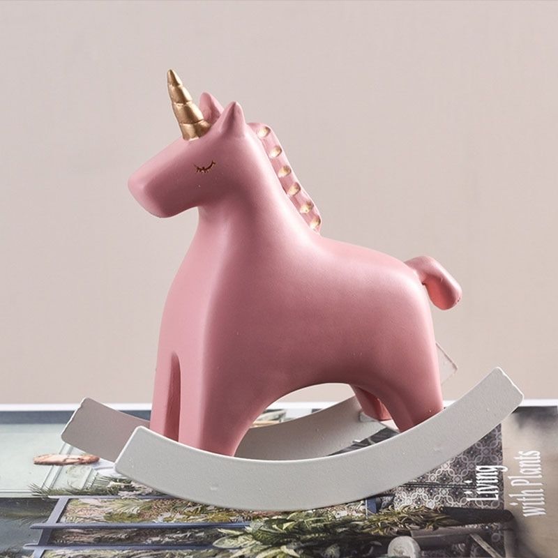 Statue du Cheval Rose - Édition Prestige