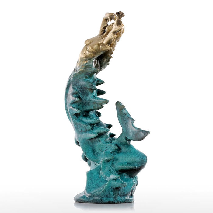 Statue Bronze Sirène Élégante - Édition Prestige