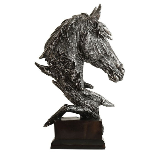 tete-de-cheval-statue-argent
