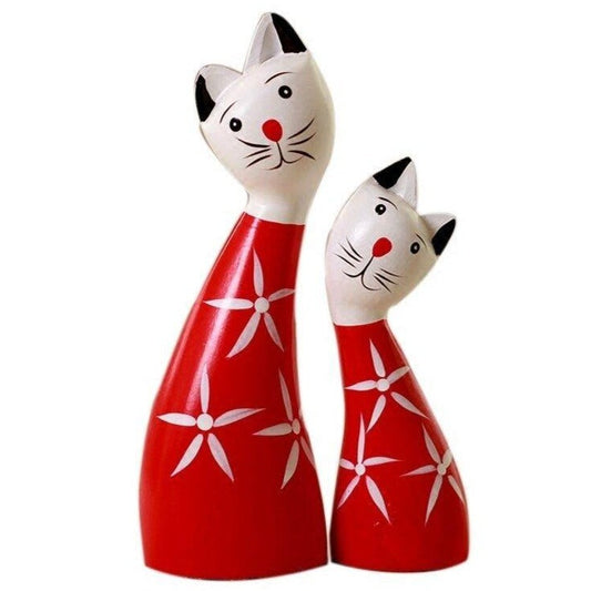 chat-bois-statue