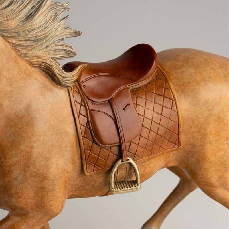 Statue Cheval en Cuivre — Édition Signature