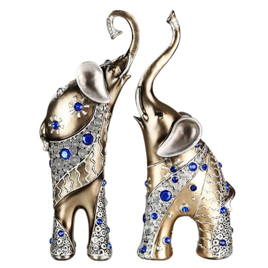 statue-elephant-strass-argente