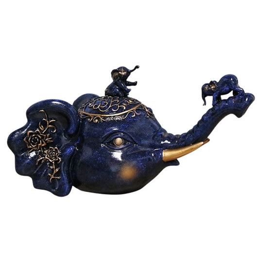 statue-indienne-elephant-bleu