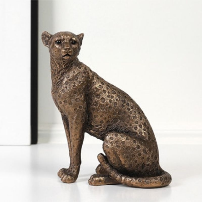 Statue Panthère — Décoration Assise Édition Luxe