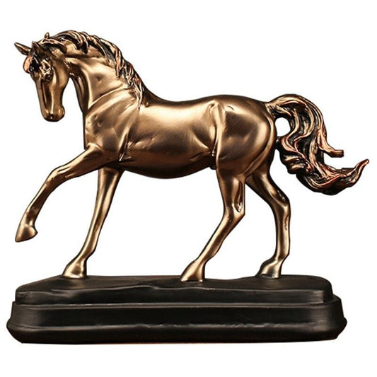statue-cheval-resine