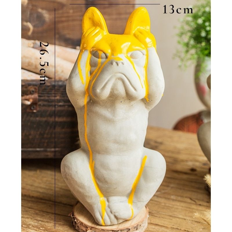 Bouledogue Studio: Statüe et Peinture