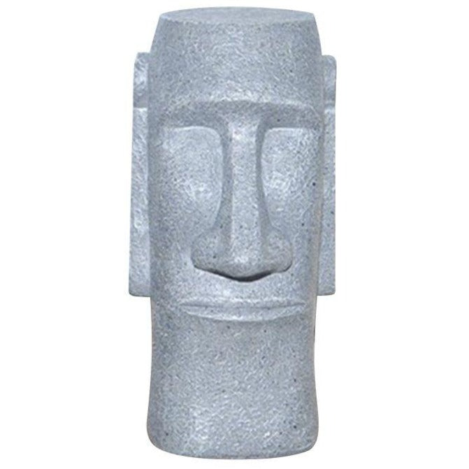 statue-moai-resine-gris