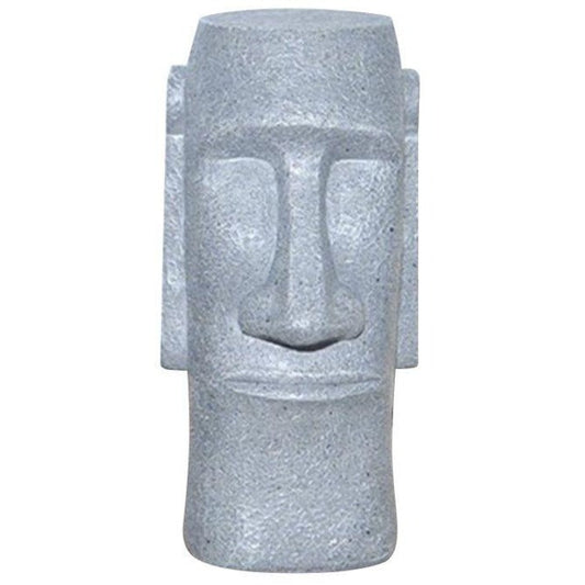 statue-moai-resine-gris
