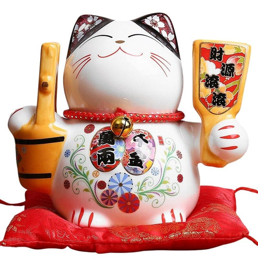statue-japonaise-maneki-noir