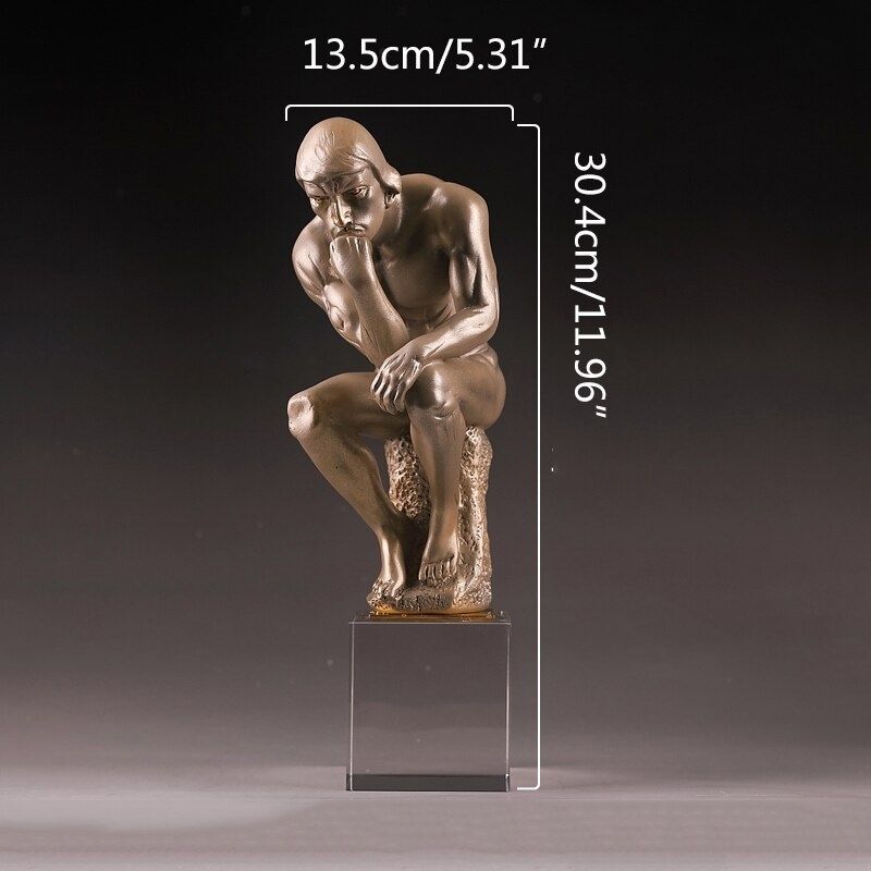 Statue Romaine — Homme Marron