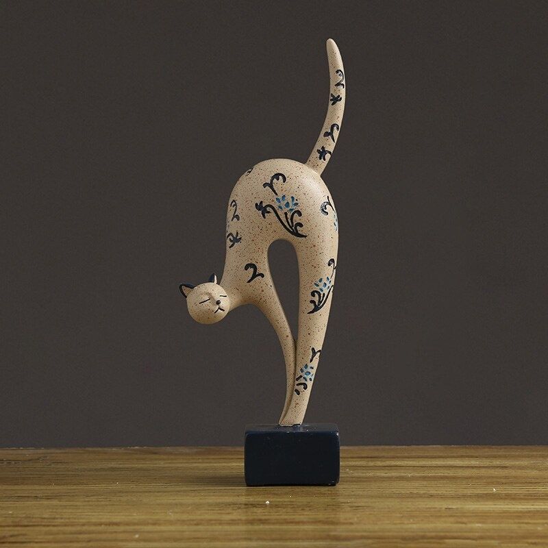 Statue Chat en Résine - Édition Luxe